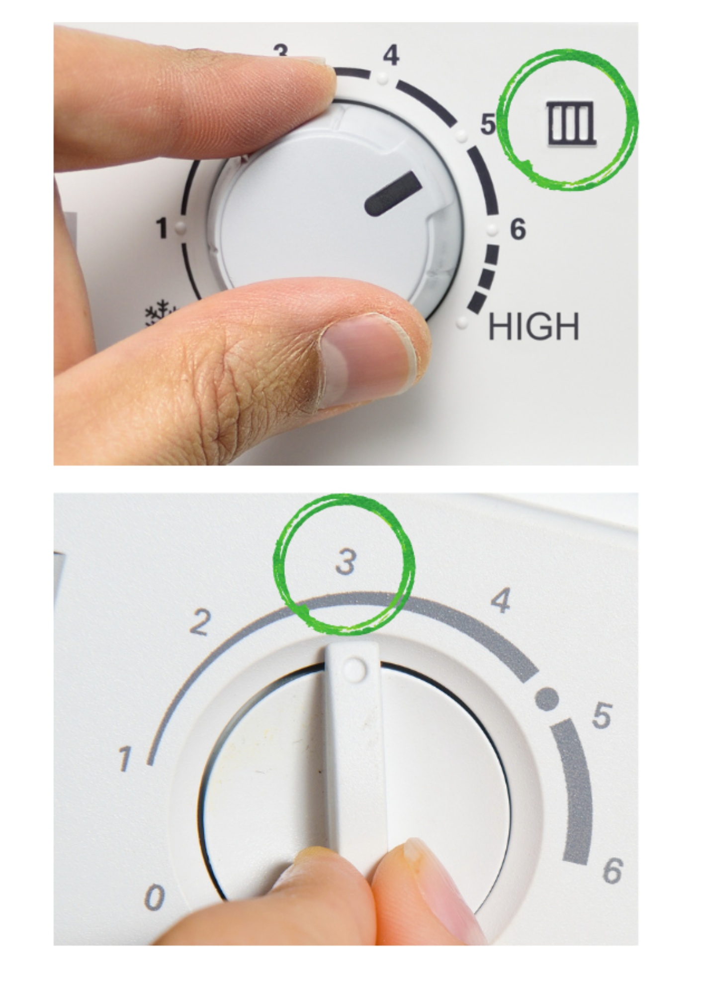 Image of a gas boiler with dials