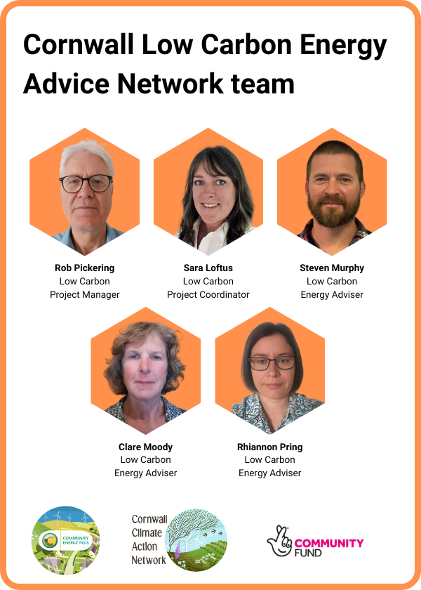 Cornwall Low Carbon Energy Advice Network team