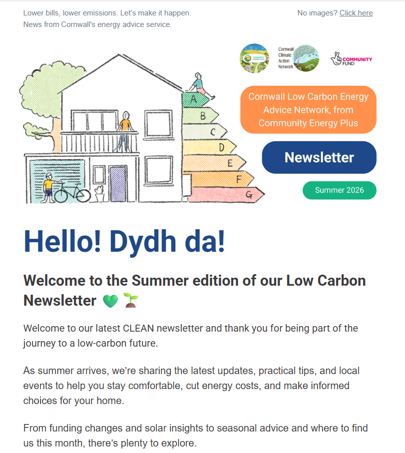 Low Carbon Summer 2026 newsletter
