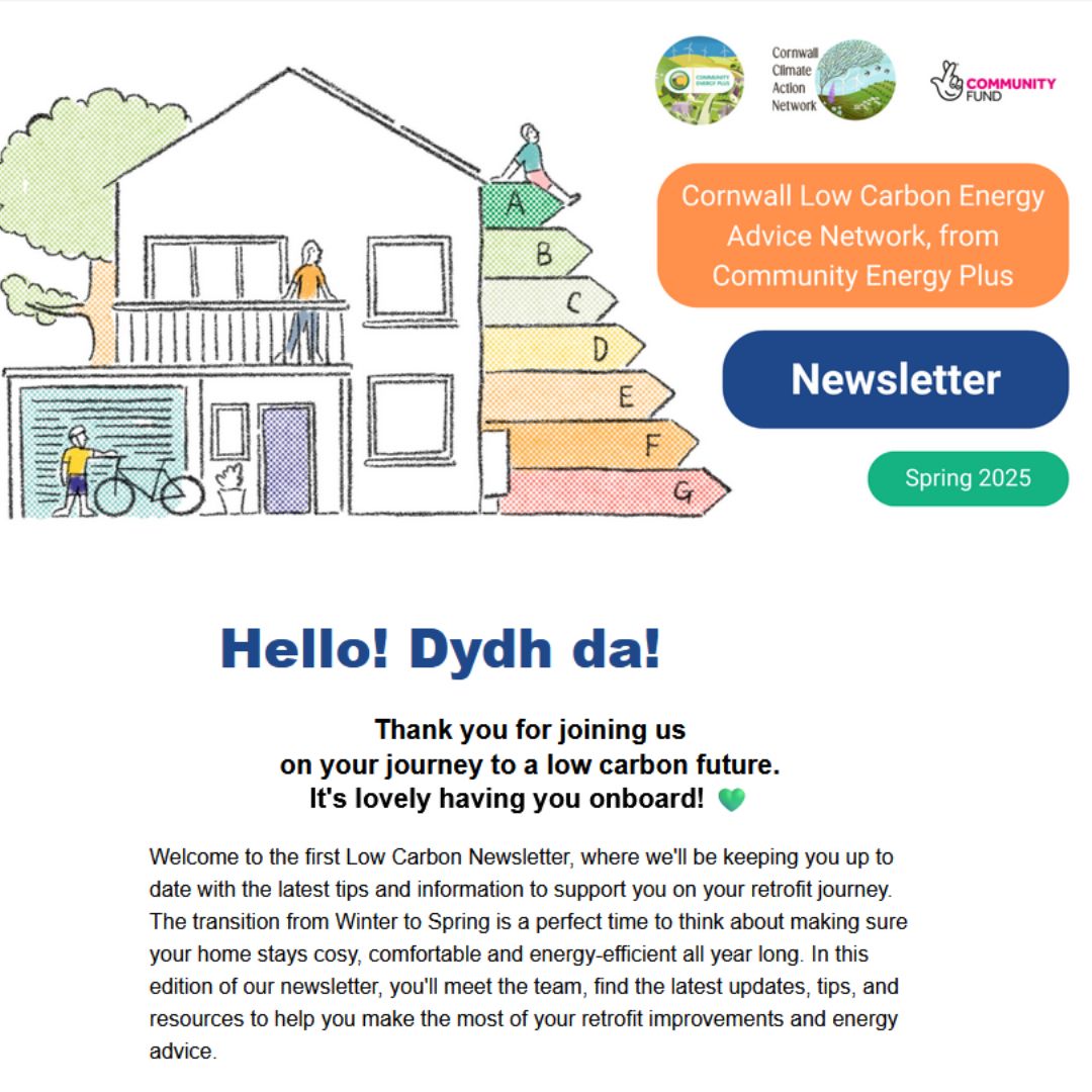 Image of our Low Carbon Newsletter - Spring 2025