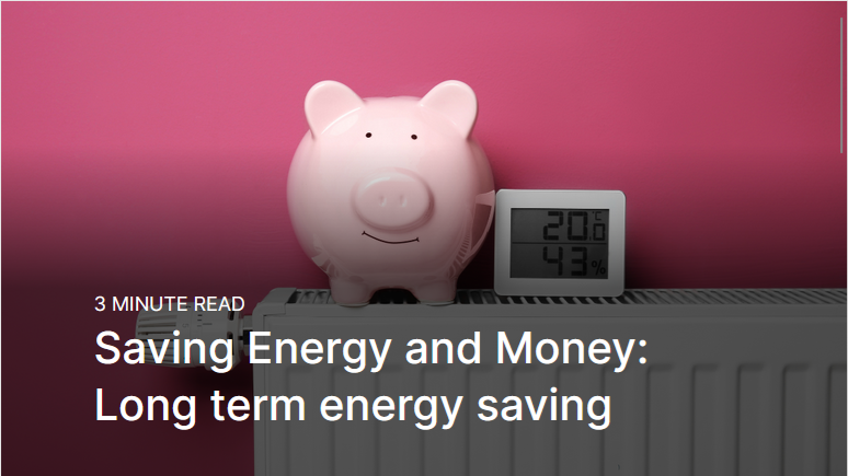 Image depicting long term energy saving