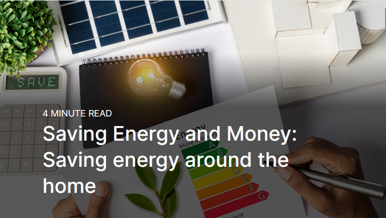 Image depicting saving energy around the home