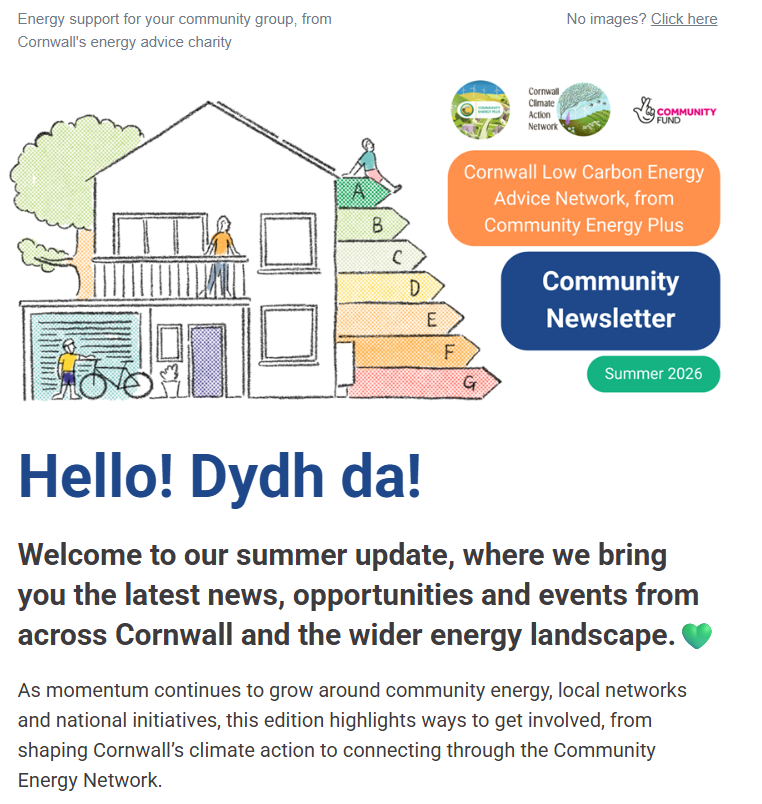 Community Low Carbon Newsletter Summer 2026